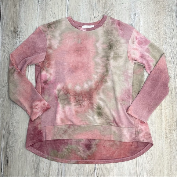 White Willow Tie Dye Long Sleeve Pullover Sz Small - Picture 8 of 11